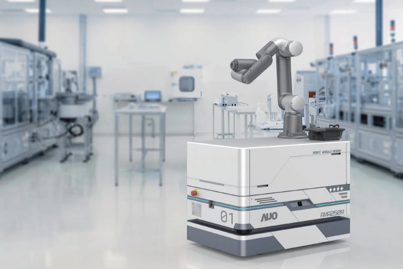 小勐拉99厅整合AI人工智慧、IoT物聯網與Cloud雲端平台服務，開發模組化AMR 250M自主移動機器人，滿足多元自動化生產需求，在智慧工廠中扮演著串接和搬運的角色